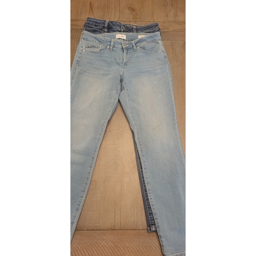 Blue Jeans Lot 2 Sz 8 Womans W30x27‎    American Eagle Jessica Simpson